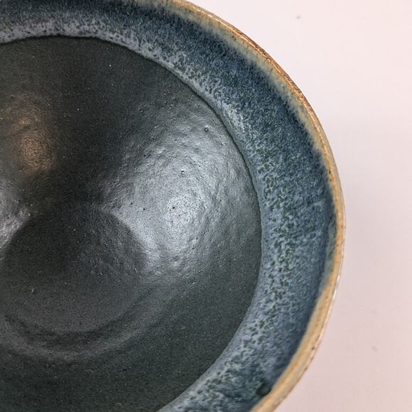 Hand-Turned Bowl Signed Studio Pottery Fine Art Ceramic 1 of 7 REPAIRED Decor - Picture 8 of 16